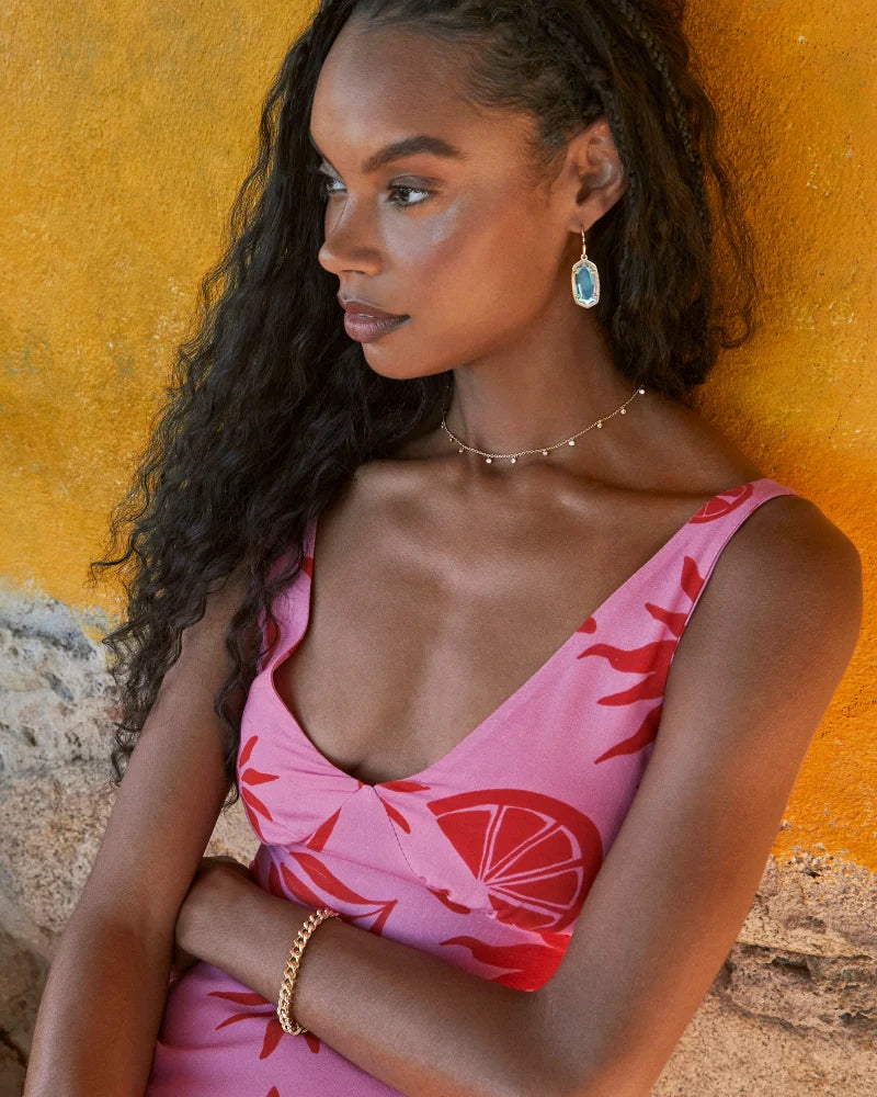 Kendra Scott | Dani Gold Drop Earrings in Dichroic Glass