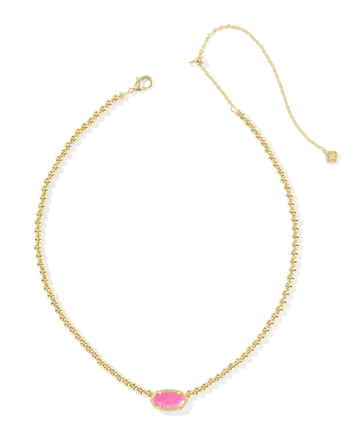 Kendra Scott | Elisa Gold Beaded Necklace in Azalea Illusion