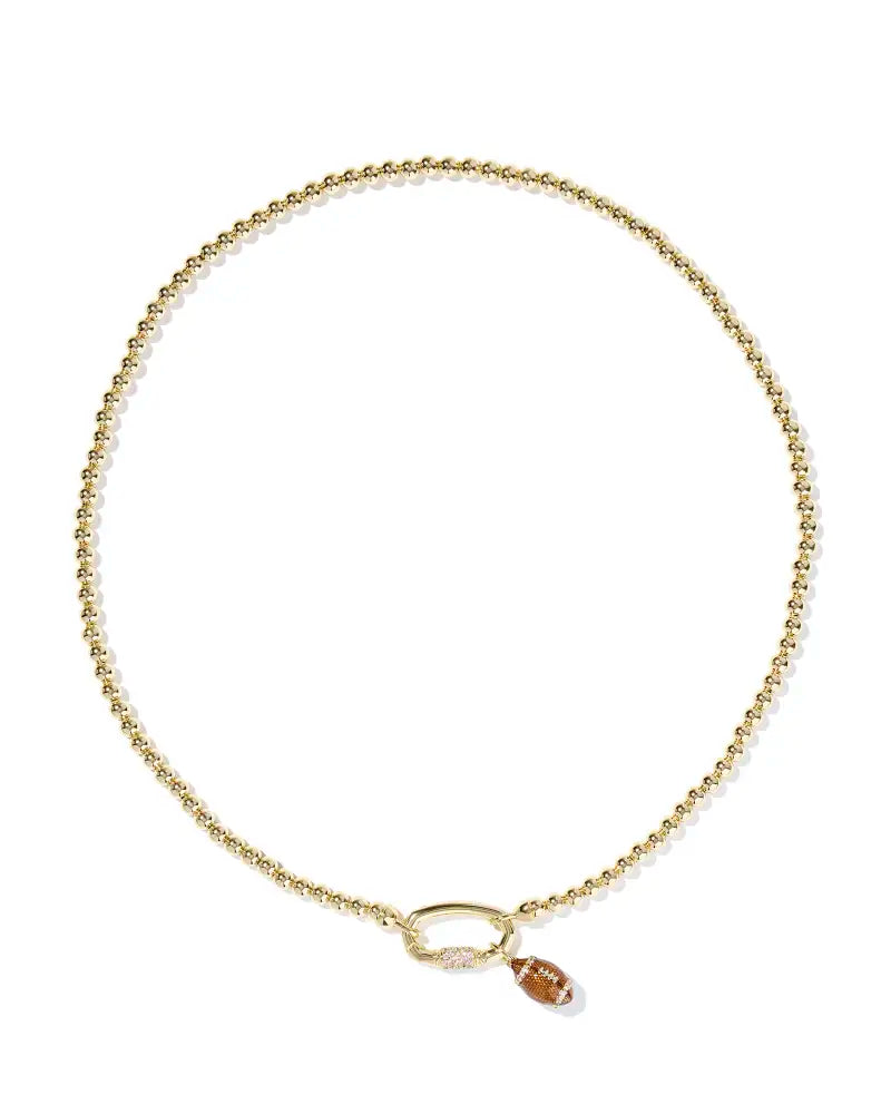 Kendra Scott | Football Gold Metal Strand Necklace