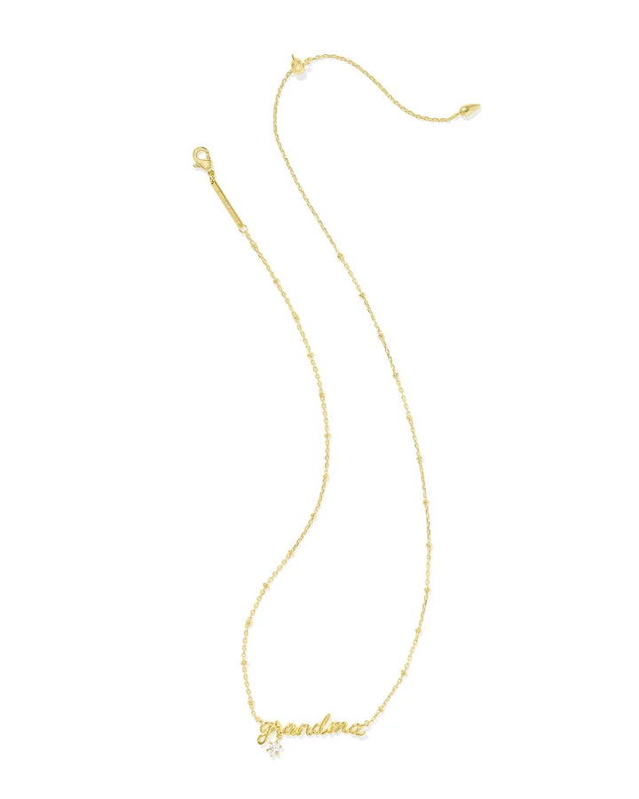 Kendra Scott | Grandma Gold Crystal Short Pendant Necklace