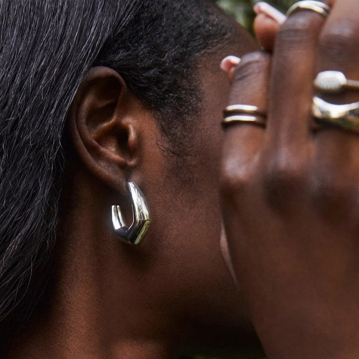 Kendra Scott | Kaia Silver Small Hoop Earrings