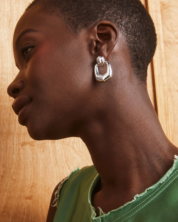 Kendra Scott | Kaitlin Silver Open Frame Earrings