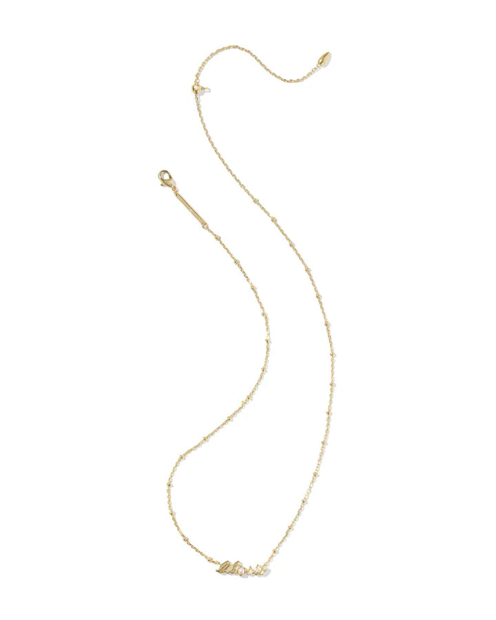 Kendra Scott | Lil Sis Gold Short Pendant Necklace