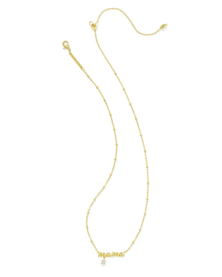 Kendra Scott | Mama Gold Crystal Short Pendant Necklace