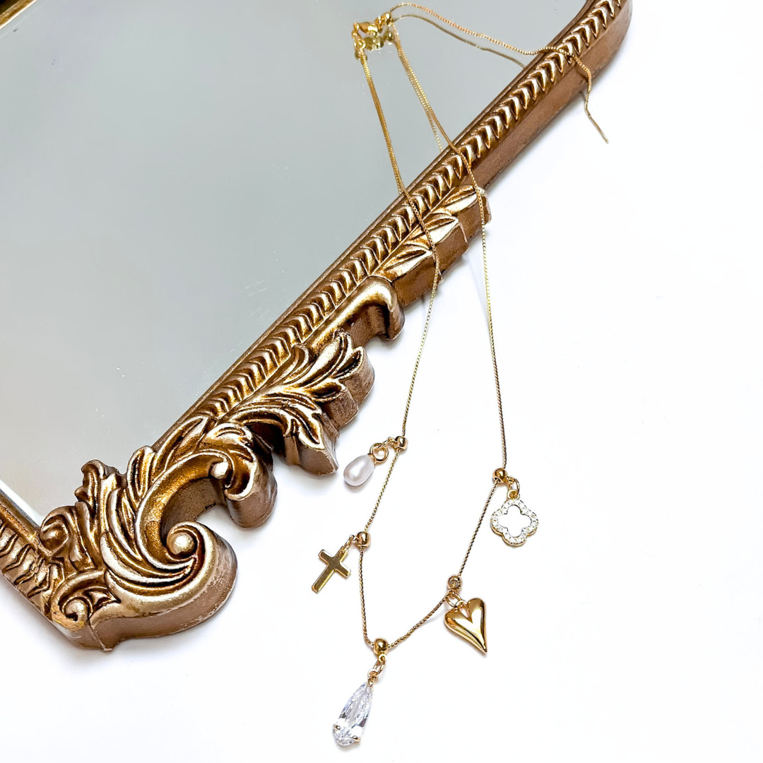 Kinsey Designs | Crowd Favorite Adjustable Charm Necklace in Gold