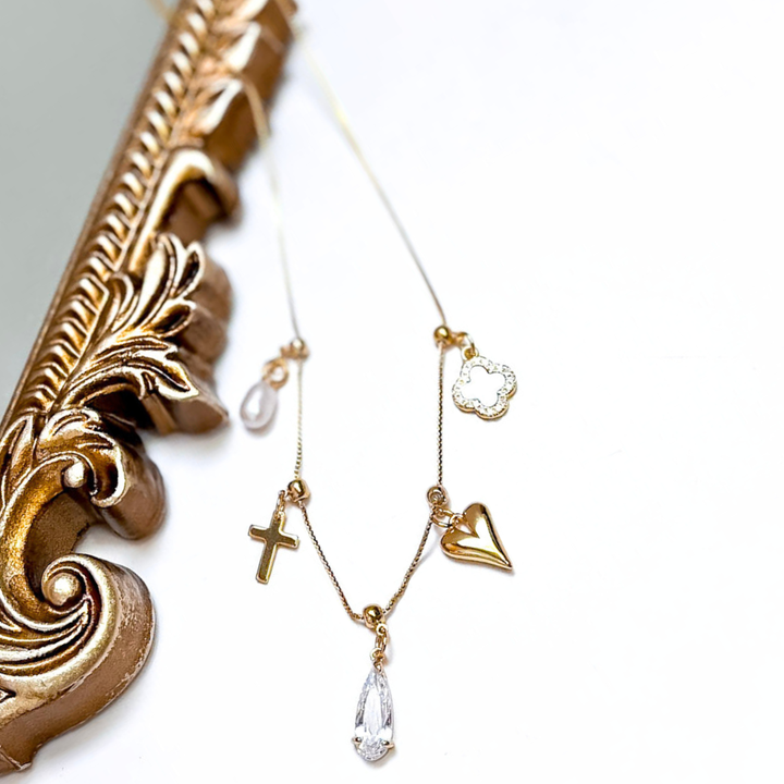 Kinsey Designs | Crowd Favorite Adjustable Charm Necklace in Gold