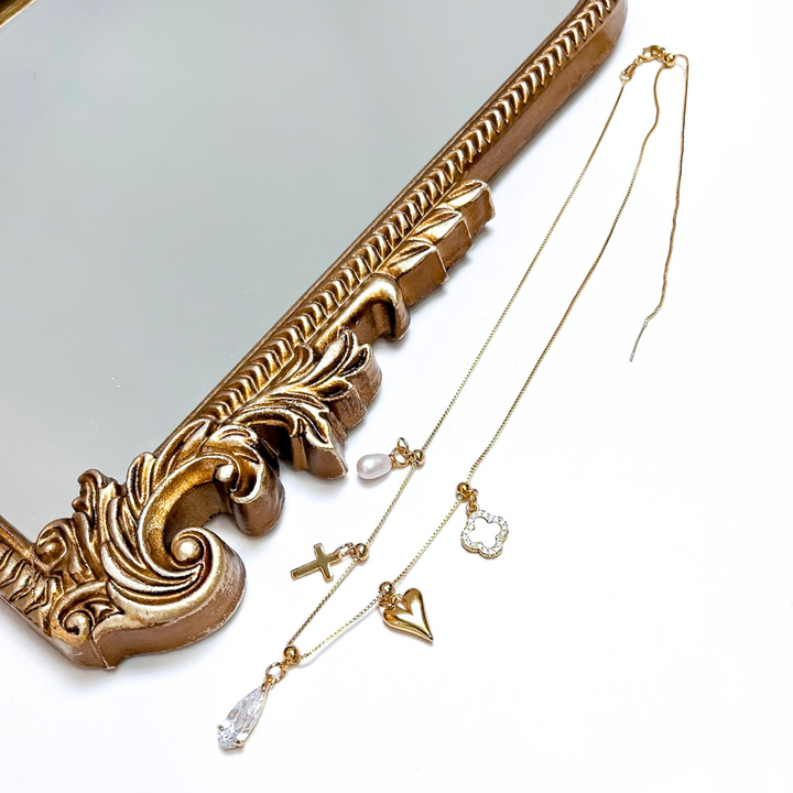 Kinsey Designs | Crowd Favorite Adjustable Charm Necklace in Gold