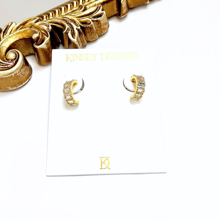 Kinsey Designs | Darcy Huggie Hoop in Gold