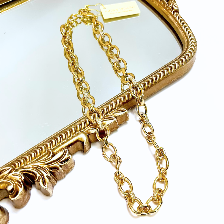 Kinsey Designs | Larken Link Necklace in Gold