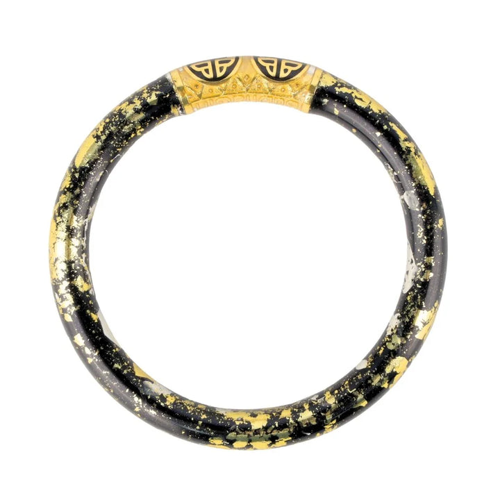 BuDhaGirl | KOI Tzubbie All Weather Bangle in Noir (Black)