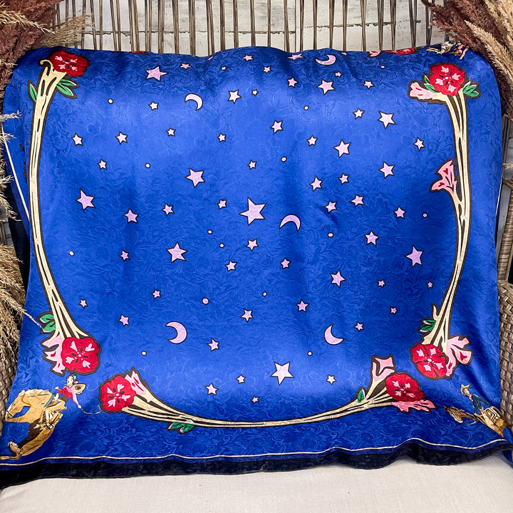 Wyoming Traders | LTD Edition | Rodeo Girls Silk Wild Rag in Blue