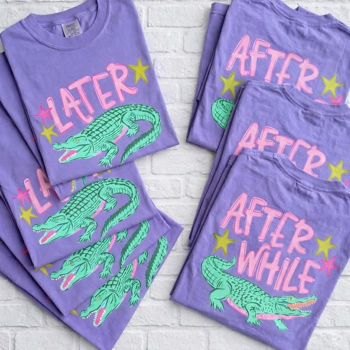 Online Exclusive | Later Gator, After While Crocodile Graphic Tee in Multiple Color Options
