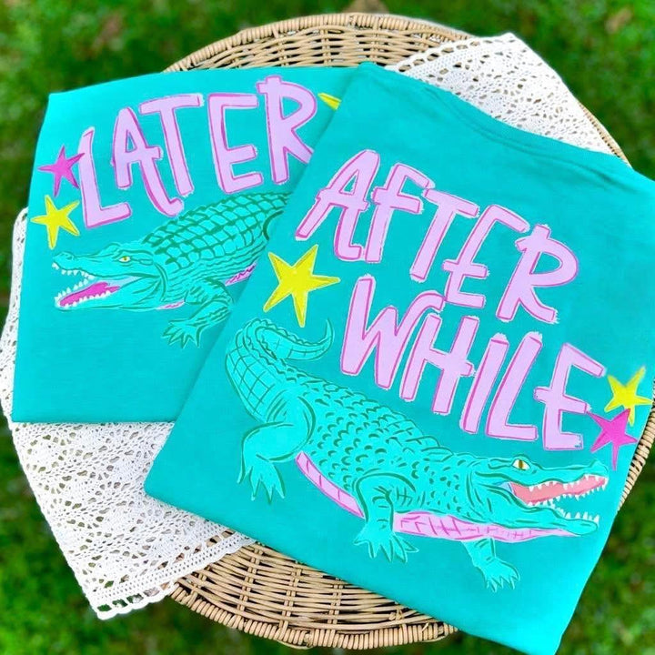 Online Exclusive | Later Gator, After While Crocodile Graphic Tee in Multiple Color Options
