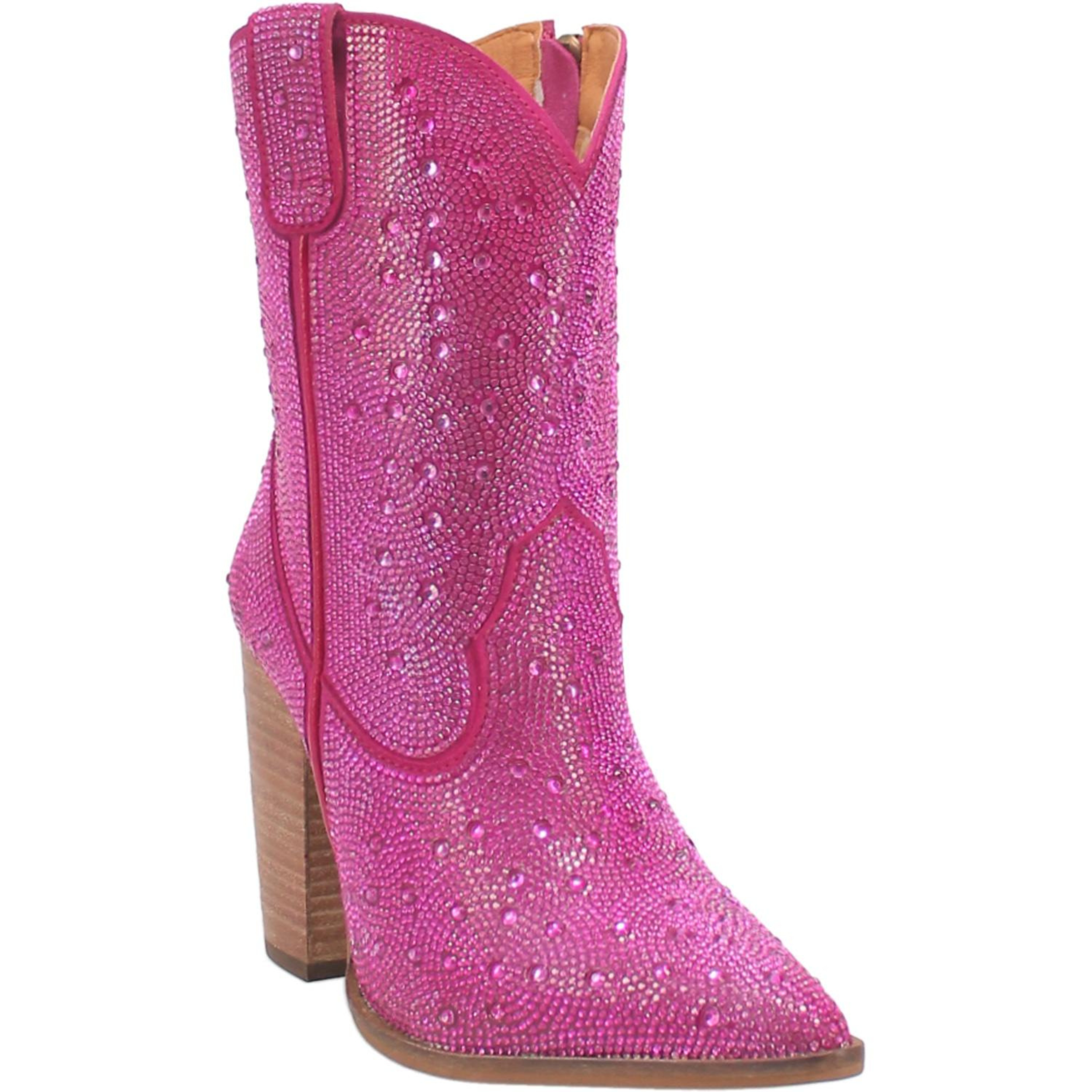 Online Exclusive | Dingo | Neon Moon Cowgirl Rhinestone Bootie in Fuchsia Pink **PREORDER - Giddy Up Glamour Boutique
