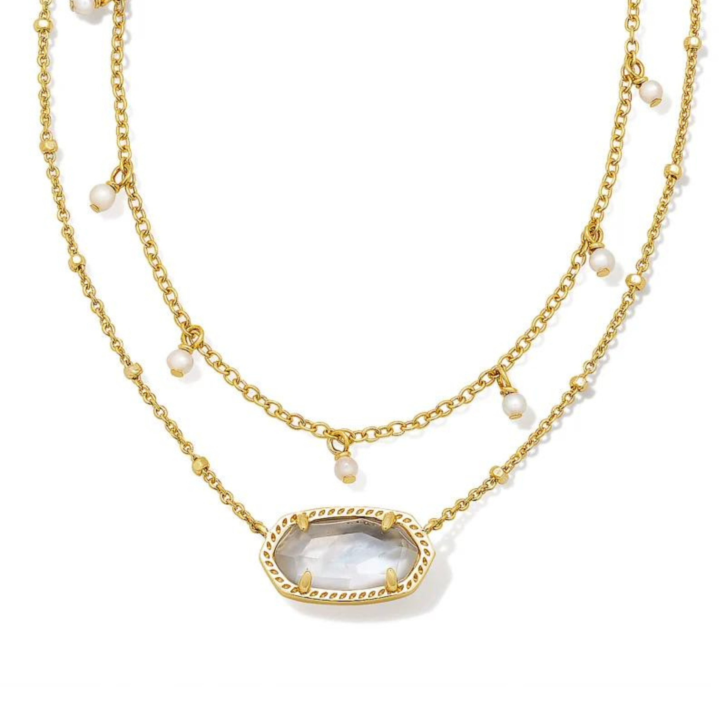 Ivory Mother Of Elisa Pendant Necklace In Ivory Pearl Kendra Scott