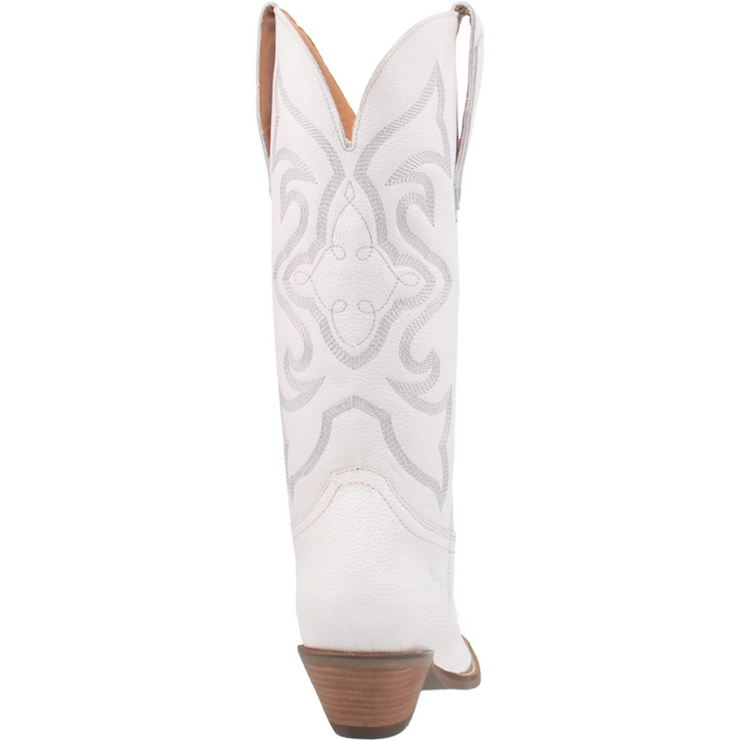Online Exclusive | Dingo | Out West Leather Cowboy Boots in White Smooth **PREORDER - Giddy Up Glamour Boutique