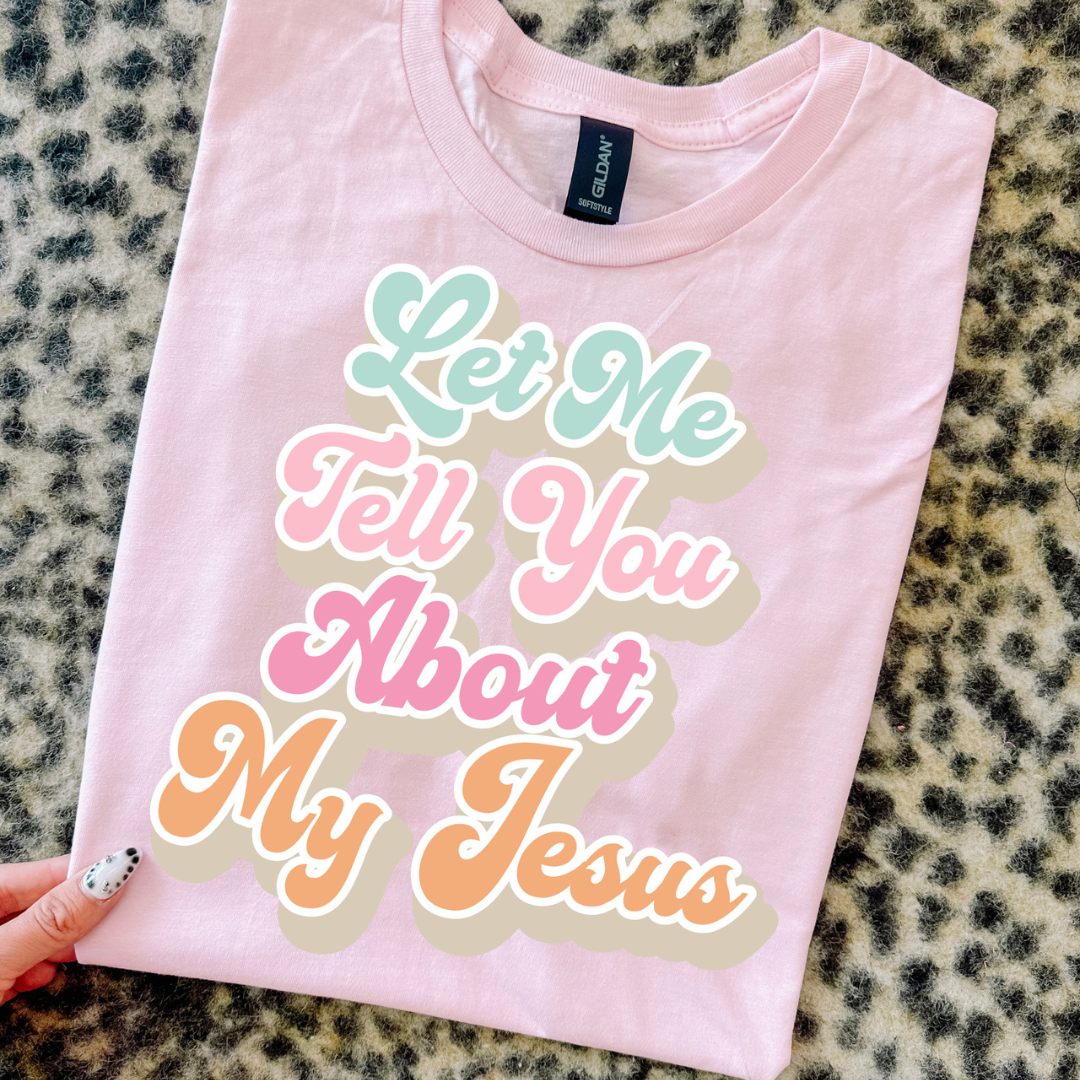 Made to Order | Let Me Tell You Graphic Tee or Sweatshirt in Multiple Printing Options on Light Pink