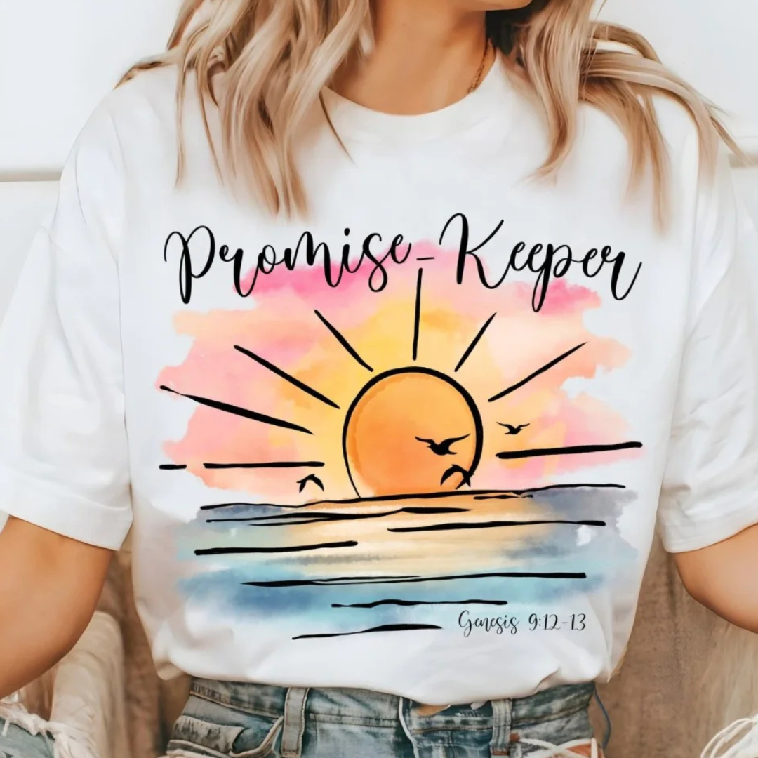 Made to Order | Promise Keeper Design Tee or Sweatshirt in Multiple Printing Options on White