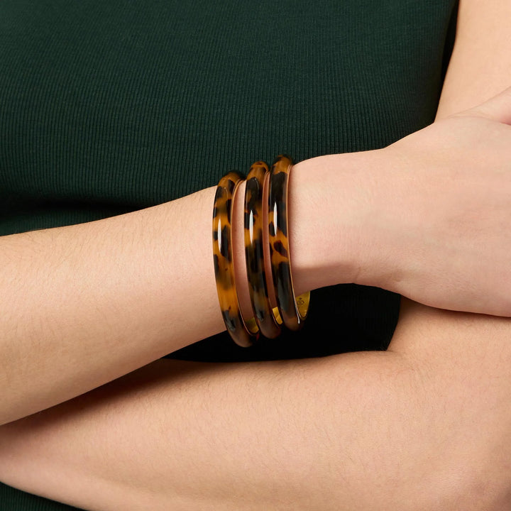 Julie Vos | Madison Statement Bangle in Tortoiseshell
