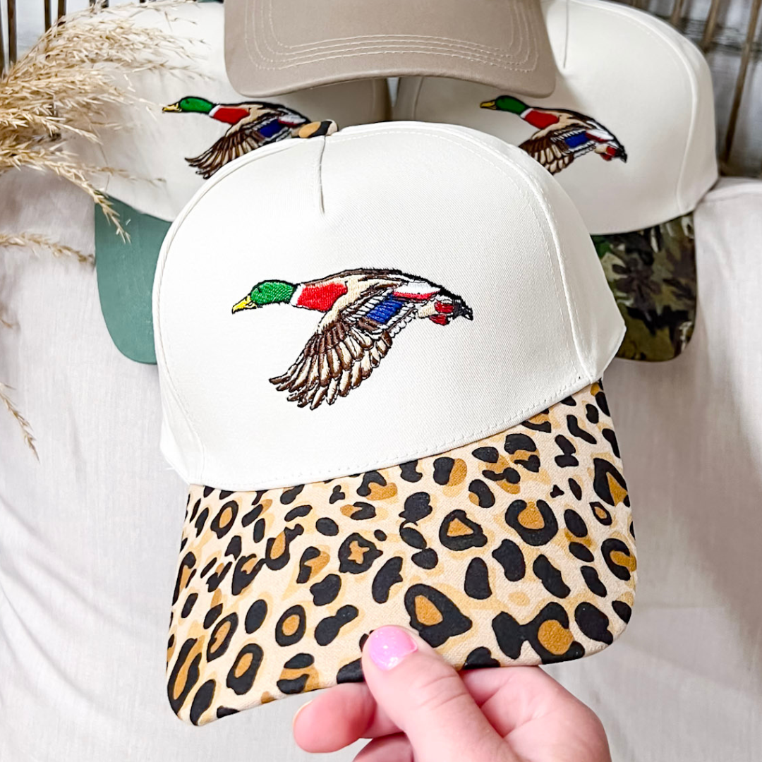 Mallard Two Tone Canvas Trucker Cap in Multiple Color Options