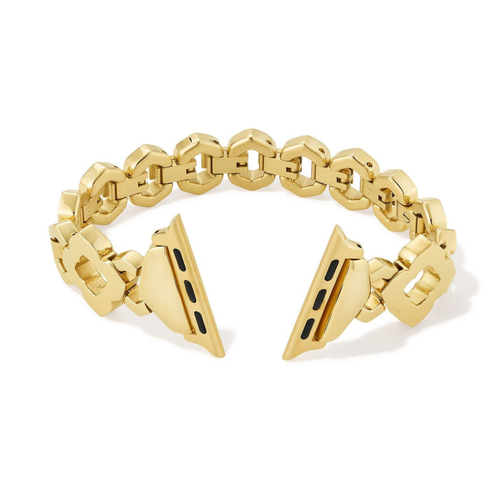 Kendra Scott | Medallion Watch Band in Gold Tone Stainless Steel