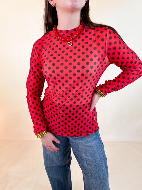 Wholesale Fancy &amp; Co | The Perfect Layer Sheer Mesh Long Sleeve Top