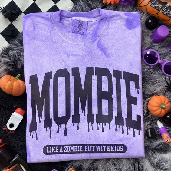 Purple t-shirt with &
