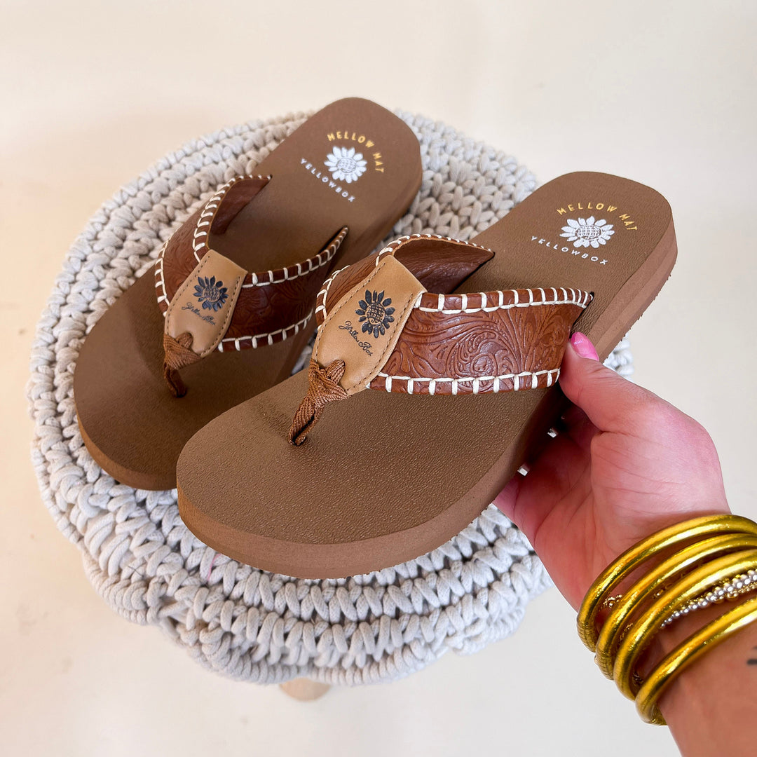 Yellow Box | Norrie Flip Flop in Tan