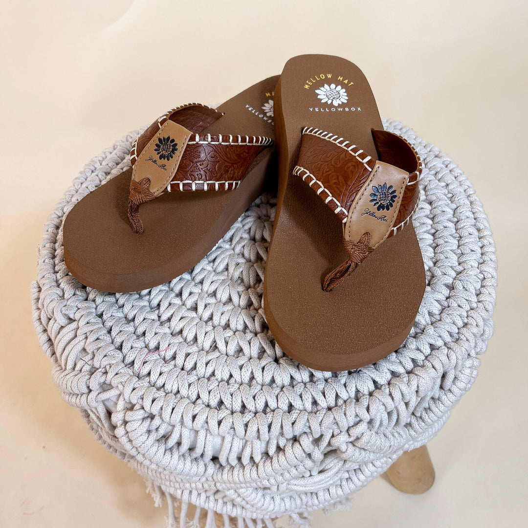 Yellow Box | Norrie Flip Flop in Tan