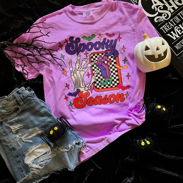 Pink t-shirt with &