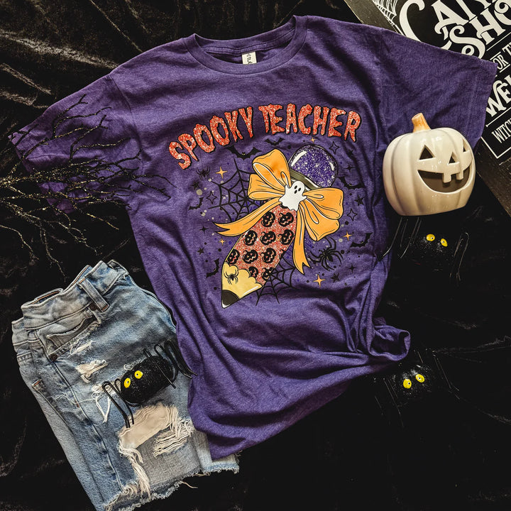 Purple t-shirt with &