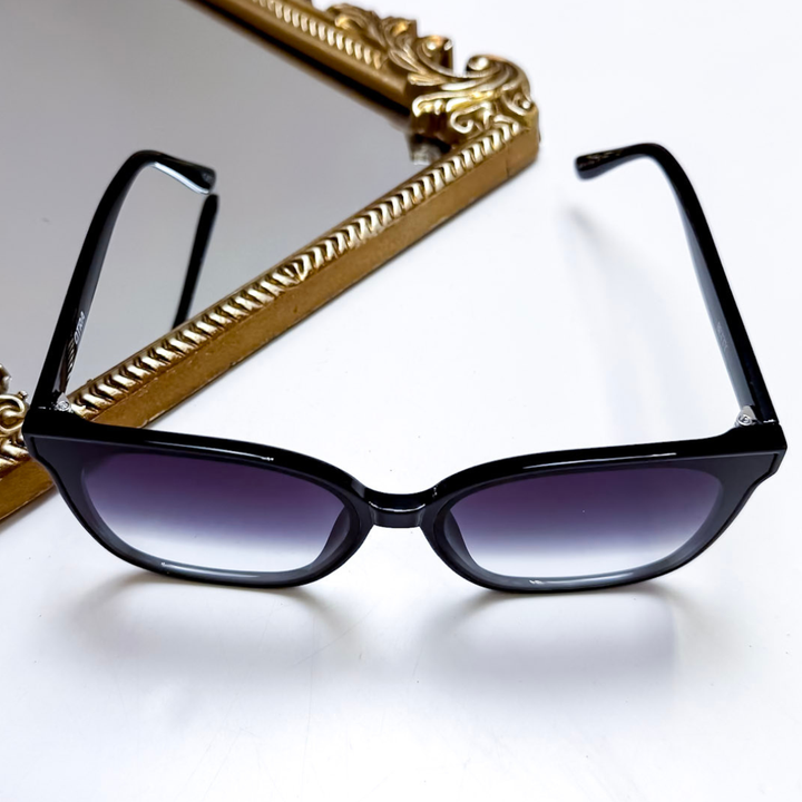 Otra Eyewear | Betty Oversized Square Sunglasses in Black