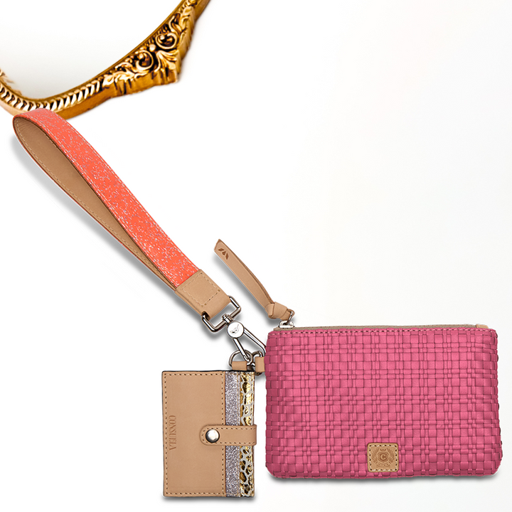 Consuela | Pink Combi Wristlet