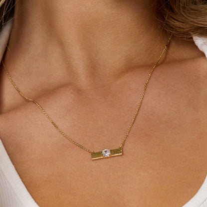 Kinsey Designs | Quinn Bar Necklace - Giddy Up Glamour Boutique