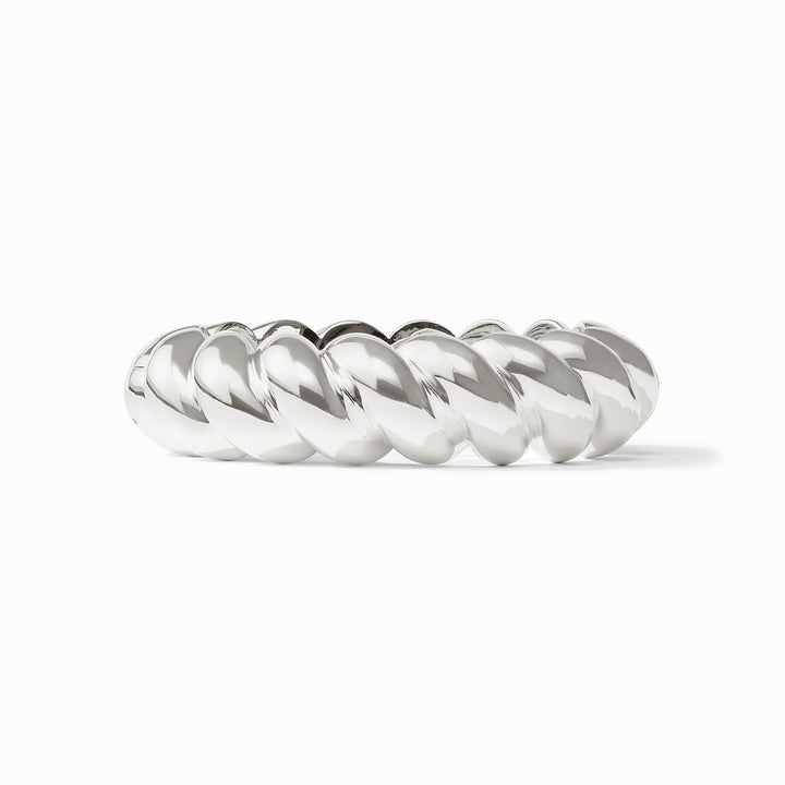 Julie Vos | Ravello Statement Hinge Bangle in Silver