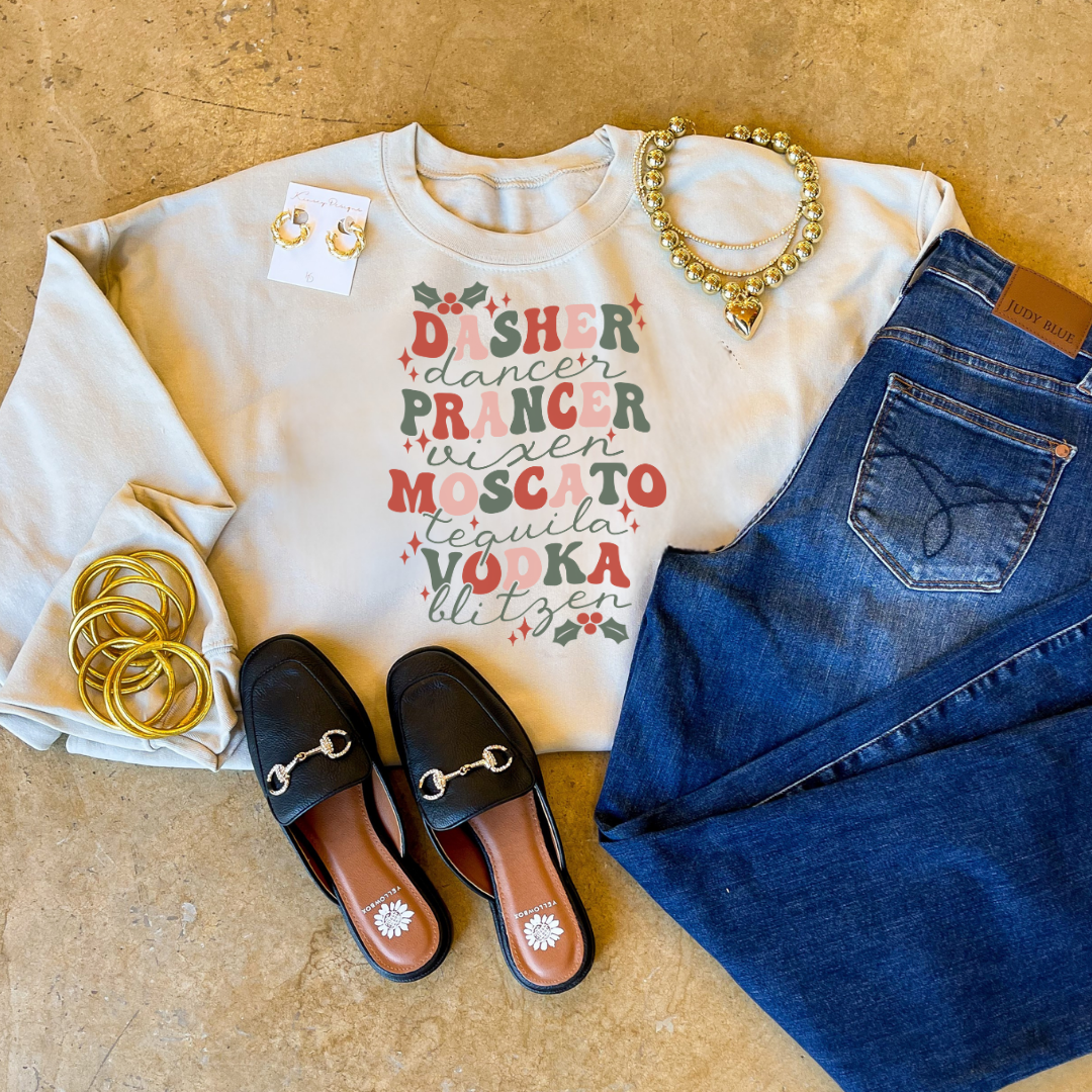 Online Exclusive | Reindeer Refreshments Graphic Sweatshirt in Multiple Color Options