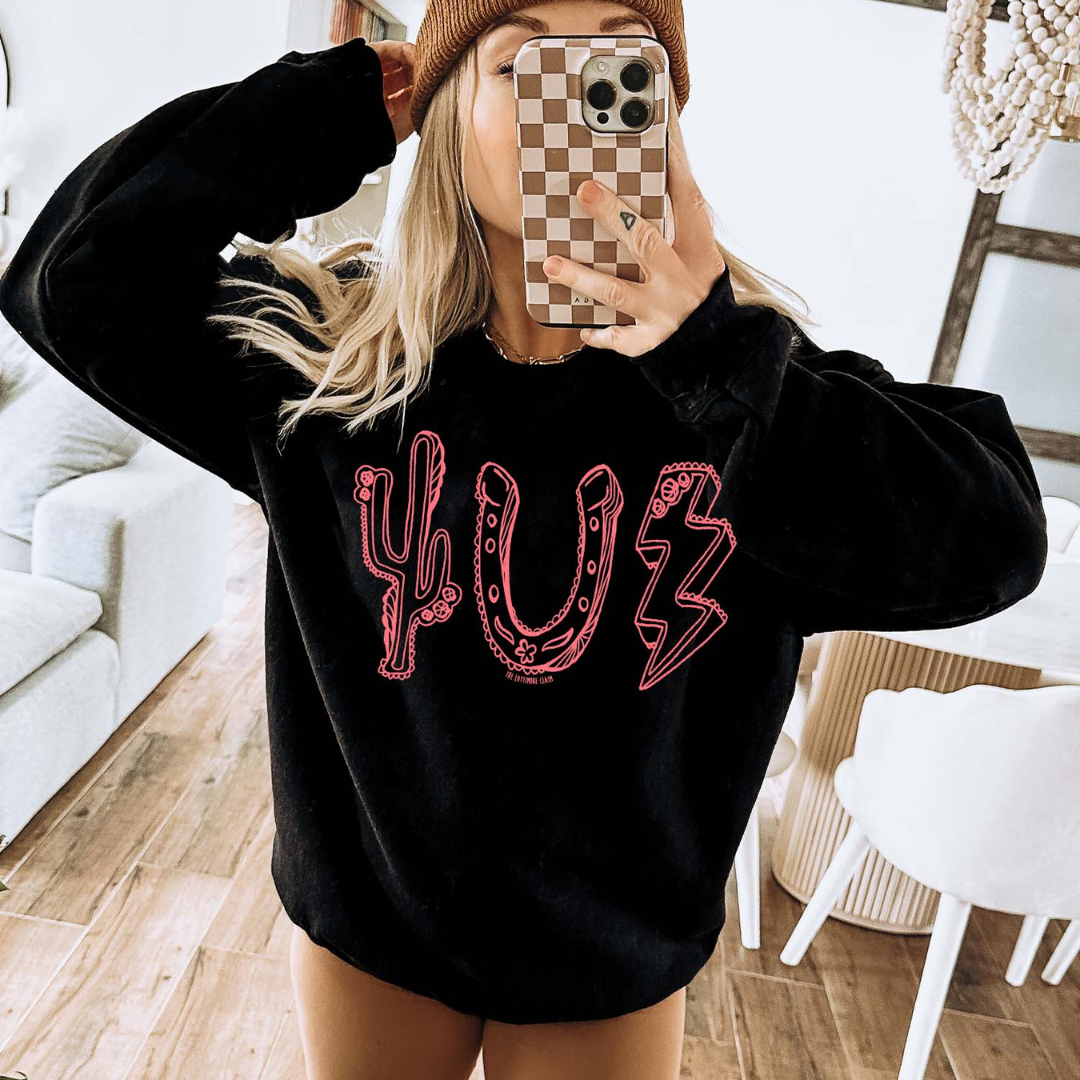 Online Exclusive | Rodeo Roundup Icons Sweatshirt in Black