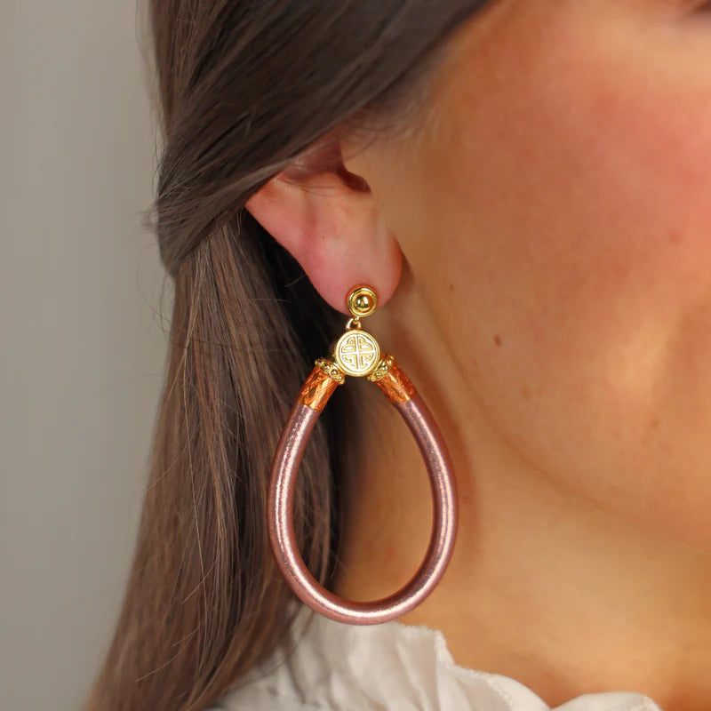 BuDhaGirl | All Weather Earrings in Rose Gold