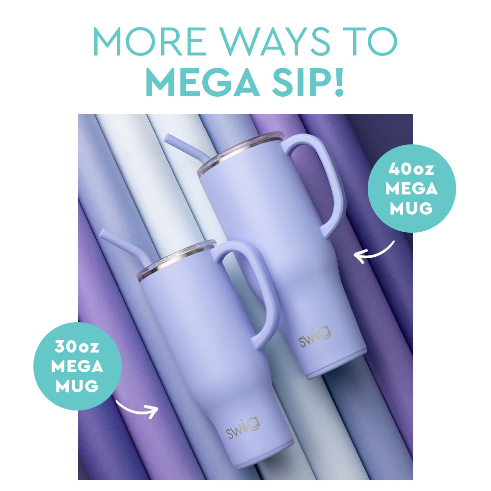 Swig | Ultra Violet Mega Mug in 30 oz - Giddy Up Glamour Boutique