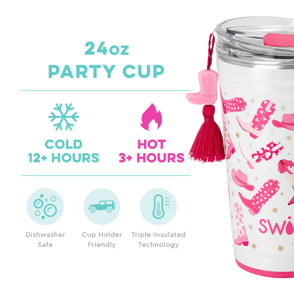 Swig | Let's Go Girls Party Cup in 24oz - Giddy Up Glamour Boutique