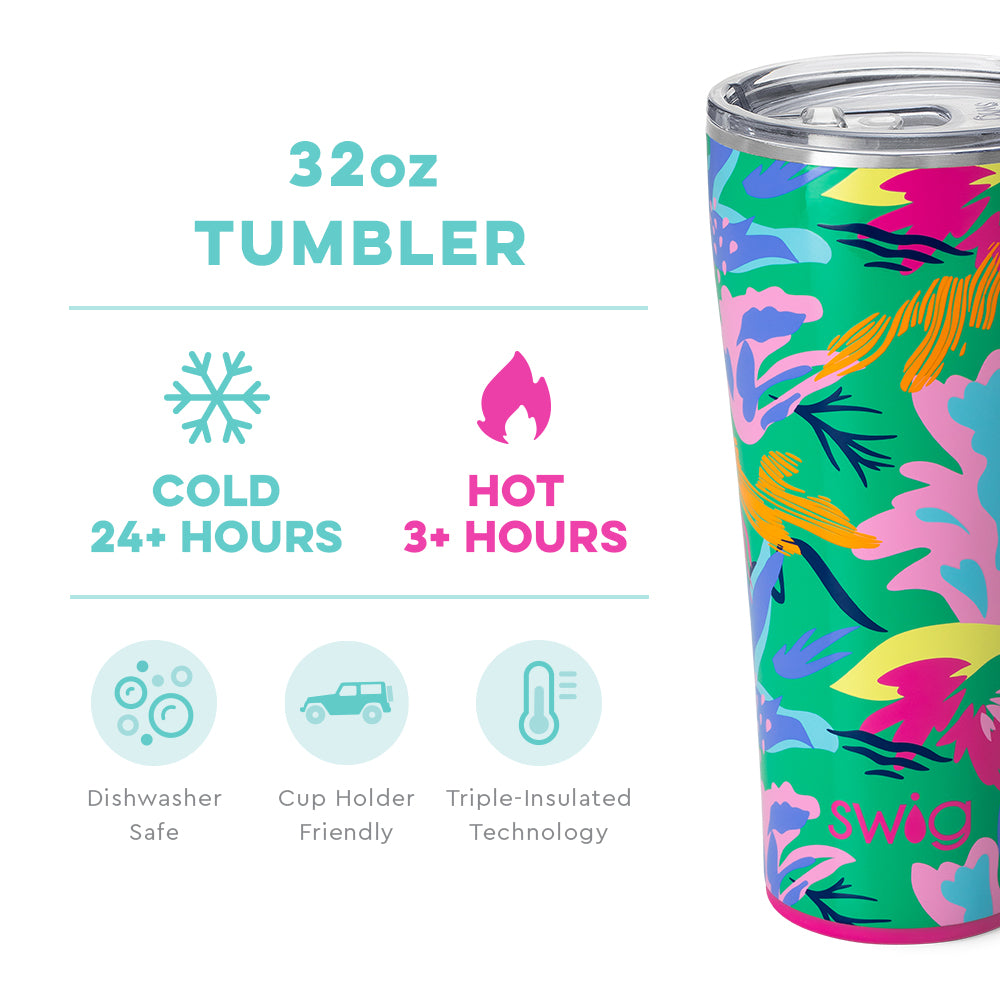 Swig | Paradise Tumbler in 32 oz - Giddy Up Glamour Boutique