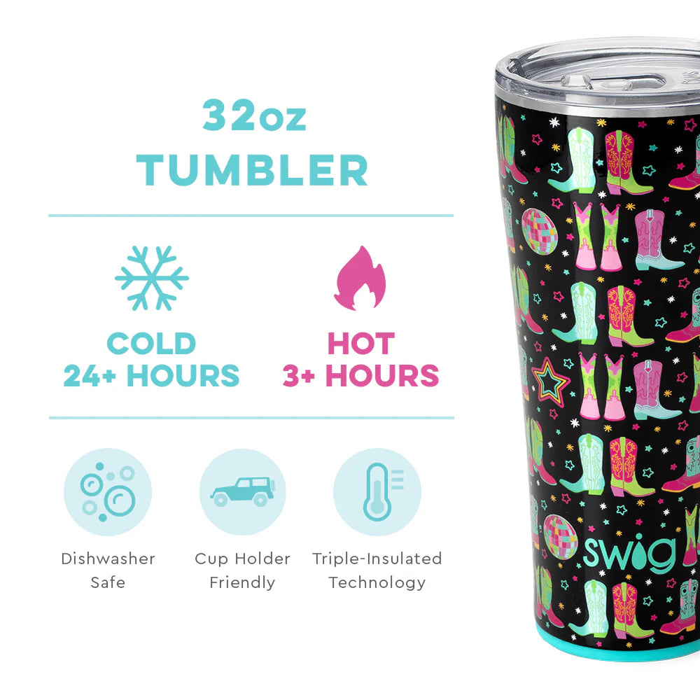 Swig | Disco Cowgirl Tumbler in 32 oz