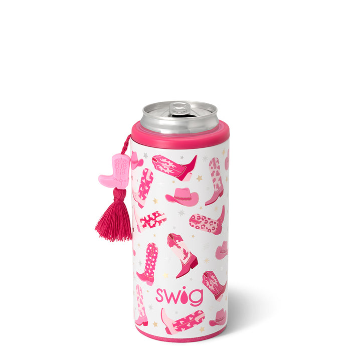 Swig | Let's Go Girls Skinny Can Cooler in 12 oz - Giddy Up Glamour Boutique