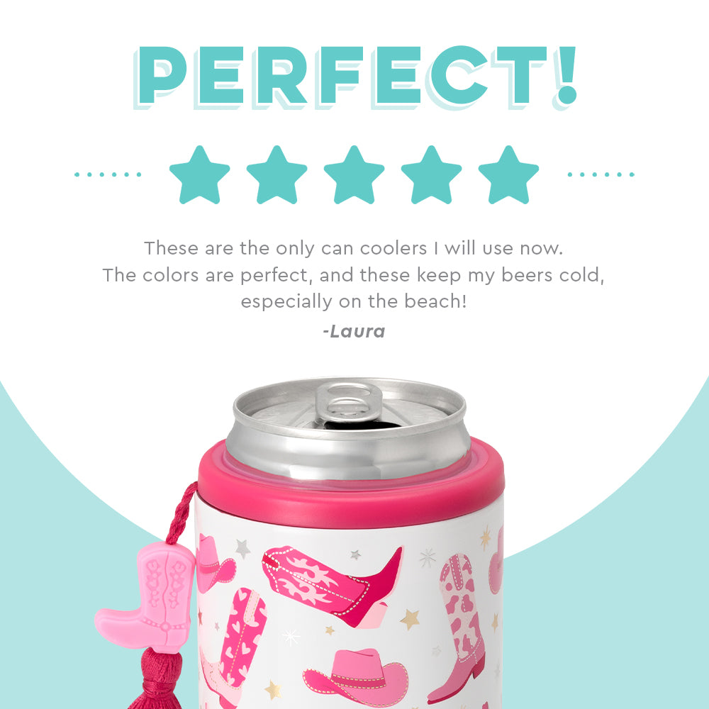 Swig | Let's Go Girls Skinny Can Cooler in 12 oz - Giddy Up Glamour Boutique