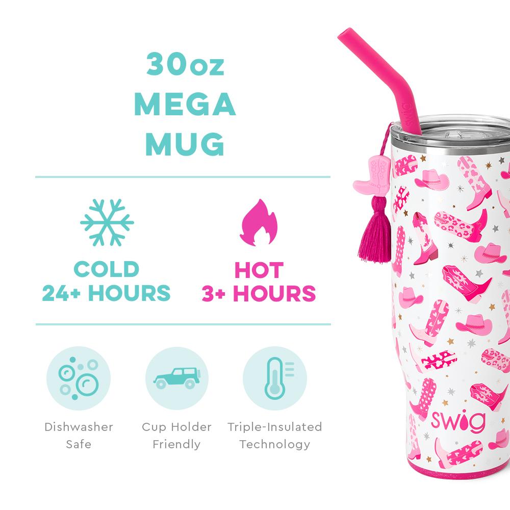 Swig | Let's Go Girls Mega Mug in 30 oz - Giddy Up Glamour Boutique