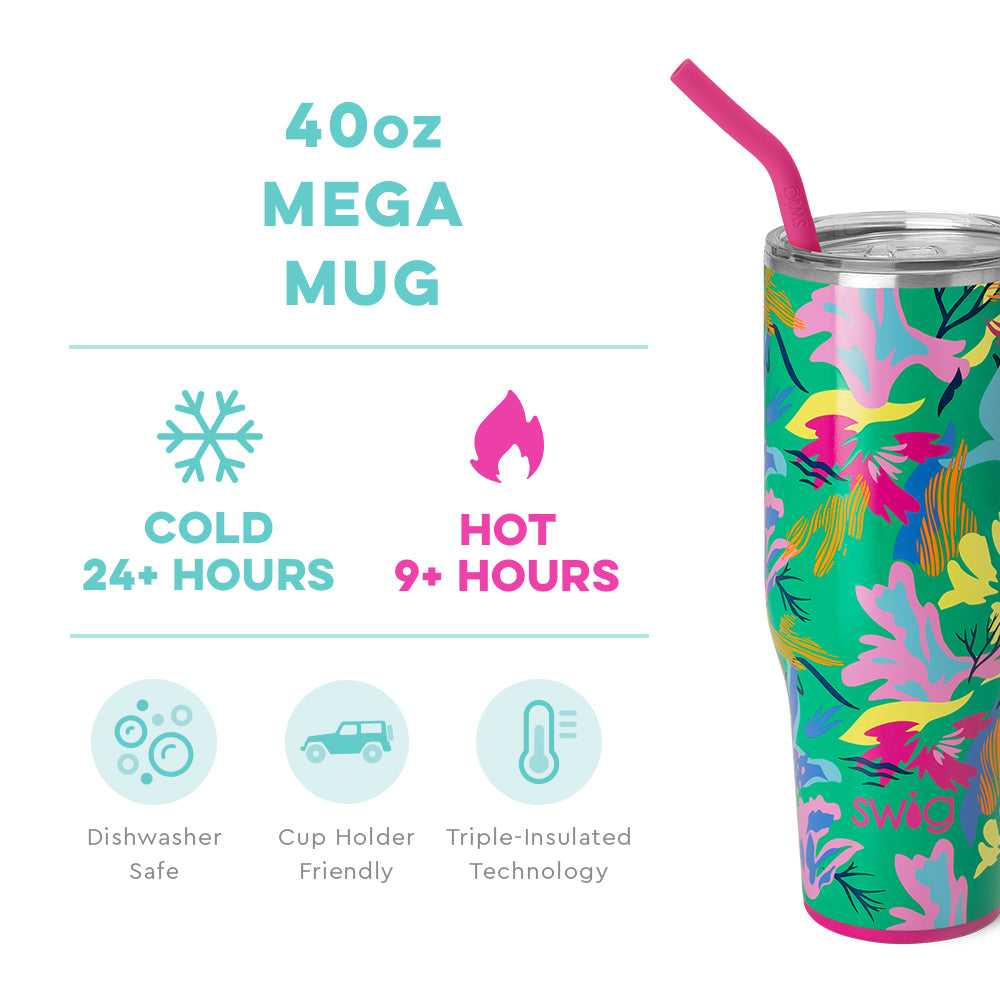 Swig | Paradise Mega Mug in 40 oz - Giddy Up Glamour Boutique
