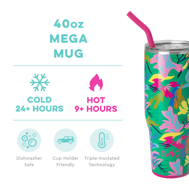 Swig | Paradise Mega Mug in 40 oz - Giddy Up Glamour Boutique