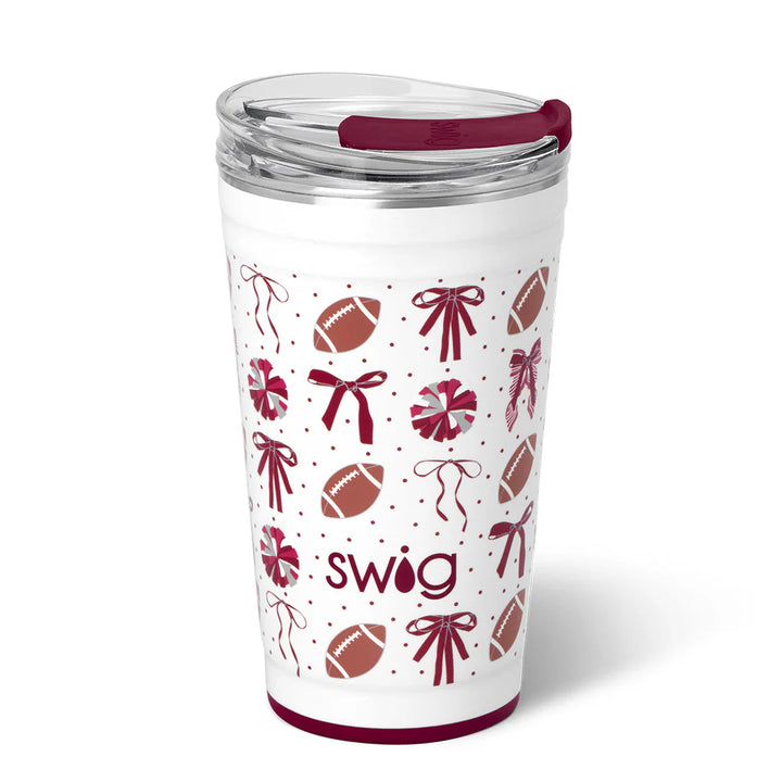 Swig | We've Got Spirit Maroon 24oz Party Cup