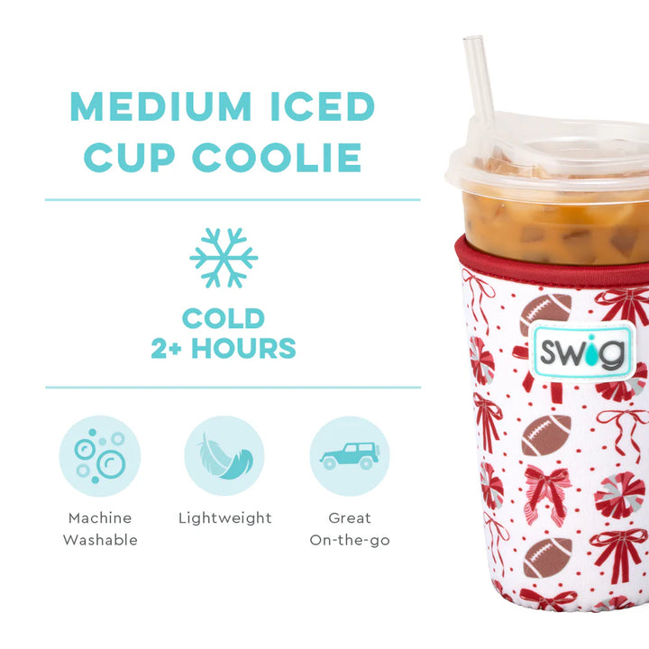 Swig | We've Got Spirit Red and Grey Medium Iced Cup Coolie