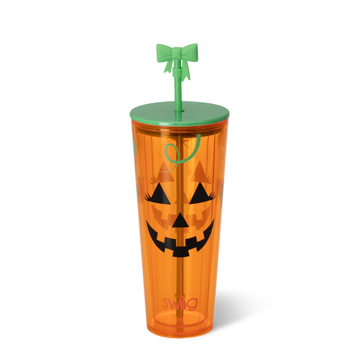Swig | Boo Crew Pumpkin 24 oz Plastic Tumbler